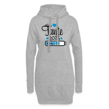 tante 2023 - Hoodie-Kleid - Grau meliert - Vorne
