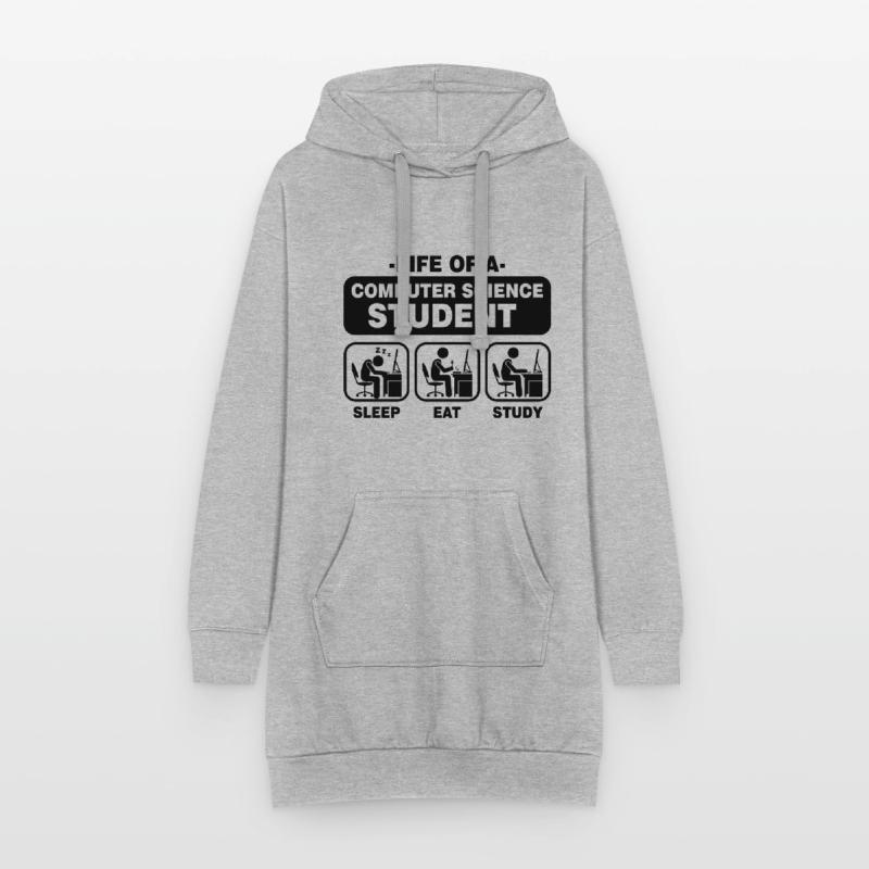 Student Computer Science Programming Gift Nerd Admin Hoodie Dress