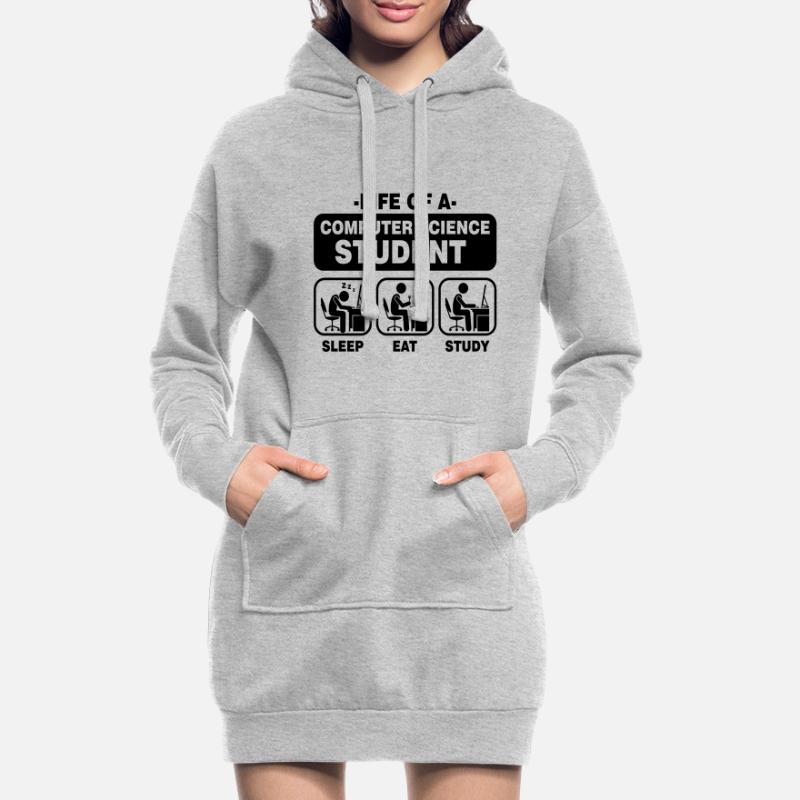 Student Computer Science Programming Gift Nerd Admin Hoodie Dress