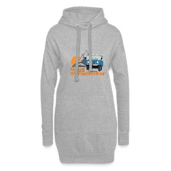 UAZ - L’asphalte est quelque chose pour les doucheurs chauds - Sweat-shirt à capuche long Femme - gris chiné - Devant