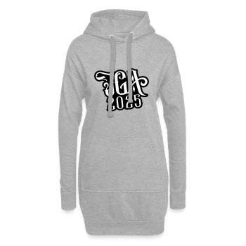 Jga 2025 Junggesellenabschied - Hoodie-Kleid - Grau meliert - Vorne