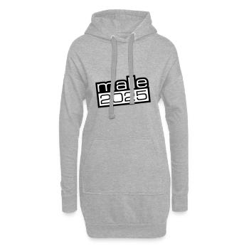 Malle 2025 - Hoodie-Kleid - Grau meliert - Vorne