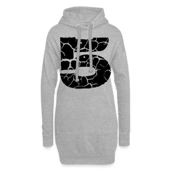 Maillot numéro 5 - Sweat-shirt à capuche long Femme - gris chiné - Devant