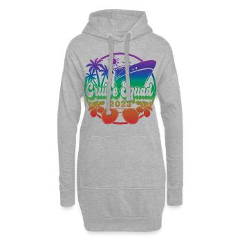 Cruise Squad 2023 Croisière Famille Amis Vacances - Sweat-shirt à capuche long Femme - gris chiné - Devant