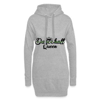 Dancehall Queen Jamaica Black - Sweat-shirt à capuche long Femme - gris chiné - Devant