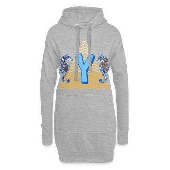 Seahorse E 262 Y - Sweat-shirt à capuche long Femme - gris chiné - Devant
