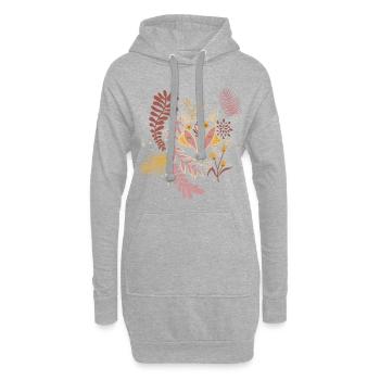 Rosa Fuchs - Hoodie-Kleid - Grau meliert - Vorne