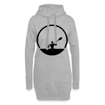 Kanu Emblem - Hoodie-Kleid - Grau meliert - Vorne