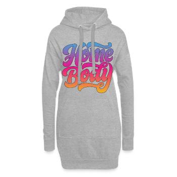 Homebody (Stubenhocker) - Hoodie-Kleid - Grau meliert - Vorne