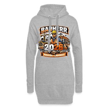 Client 2026 - Hoodie Dress - heather grey - Front