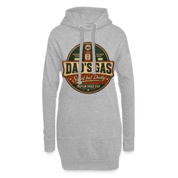 Papa Gaz – Stiller, aber furchteinflößender Jahrgang - Hoodie-Kleid - Grau meliert - Vorne