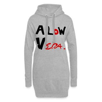 A low vera - Hoodie-Kleid - Grau meliert - Vorne
