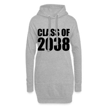 Class of 2038 - Hoodie-Kleid - Grau meliert - Vorne