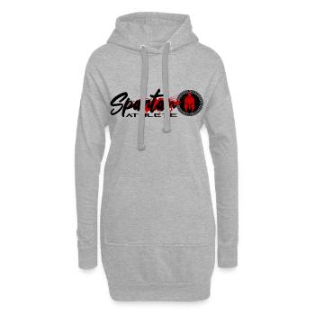 Spartan Athlete Bodyweight Black - Hoodie-Kleid - Grau meliert - Vorne