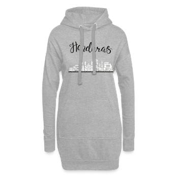 Honduras Stolz Herkunft Geschenk - Hoodie-Kleid - Grau meliert - Vorne