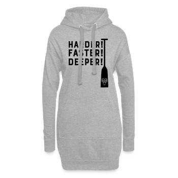 Drachenbootfahren Paddel Paddeln Boot Drachenboot - Hoodie-Kleid - Grau meliert - Vorne