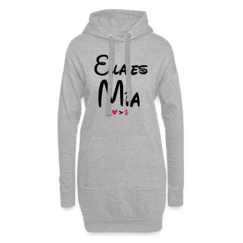 ella_es_mia - Hoodie-Kleid - Grau meliert - Vorne
