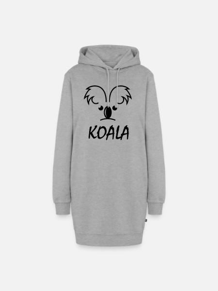 Koala Blue Olivia - Hoodie-Kleid - Grau meliert