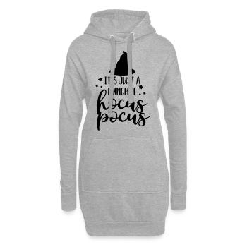 Its just a bunch of hocus pocus - Hoodie-Kleid - Grau meliert - Vorne