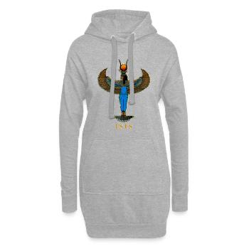 ISIS CREATION Louis RUNEMBERG © Adagp - Sweat-shirt à capuche long Femme - gris chiné - Devant