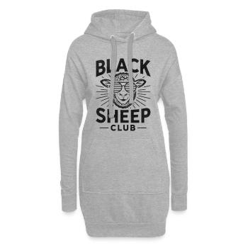 Black Sheep Club  - Hoodie-Kleid - Grau meliert - Vorne