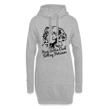 NOVA SCOTIA DUCK TOLLING RETRIEVER PORTRAIT - Hoodie-Kleid - Grau meliert - Vorne