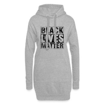 Black Lives Matter, Black Lives Matter - Hoodie-Kleid - Grau meliert - Vorne