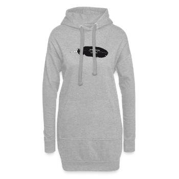 Wingardium Leviosa - Hoodie-Kleid - Grau meliert - Vorne