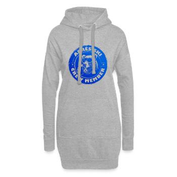 Bär Apres Ski Team Spruch - Hoodie-Kleid - Grau meliert - Vorne