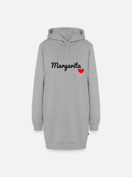 Margarita - Hoodie-Kleid - Grau meliert