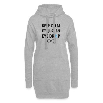 Ophthalmologist Ophthalmologist | Ophtalmologie - Sweat-shirt à capuche long Femme - gris chiné - Devant