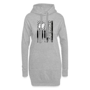 Samojede Papa Samojede Besitzer Samojede Liebhaber - Hoodie-Kleid - Grau meliert - Vorne