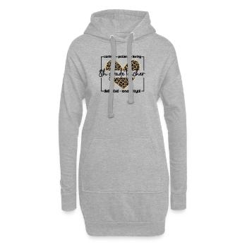 Achtklässler Lehrer Geschenk 8. Klasse Lehrer - Hoodie-Kleid - Grau meliert - Vorne