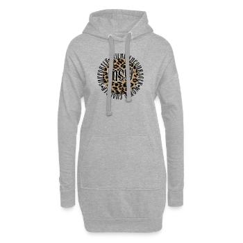 Master Social Work Abschluss Soziale Arbeit MSW - Hoodie-Kleid - Grau meliert - Vorne