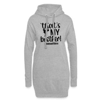 Karaté Sœur Meilleur Karaté Sœur Cadeau - Sweat-shirt à capuche long Femme - gris chiné - Devant