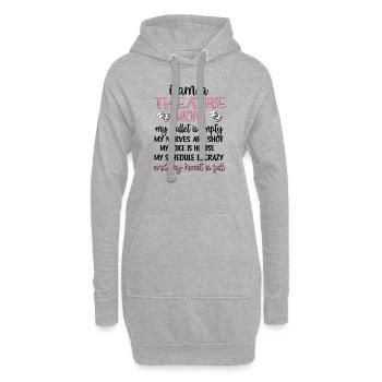 Meilleur Théâtre Mama Théâtre Acteur Mère - Sweat-shirt à capuche long Femme - gris chiné - Devant