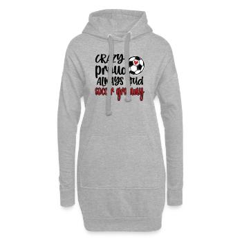Grammy Oma Von Fußballspieler Fußball Grammy - Hoodie-Kleid - Grau meliert - Vorne