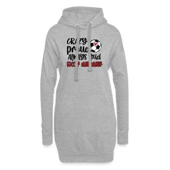 Mawmaw Grand-mère de joueur de football Mawmaw - Sweat-shirt à capuche long Femme - gris chiné - Devant