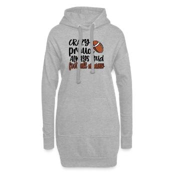 Football Memaw Grandma Of Football Player Memaw - Hoodie-Kleid - Grau meliert - Vorne