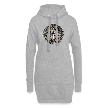 Beste Neugeborenen-Krankenschwester Geschenk - Hoodie-Kleid - Grau meliert - Vorne