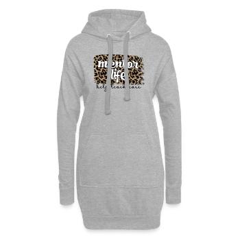 Persönlicher Mentor Stolzer Mentor Wertschätzung - Hoodie-Kleid - Grau meliert - Vorne