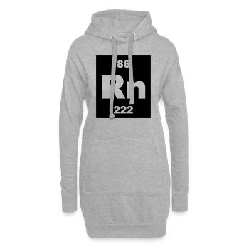 Element 86 - rn (radon) - Short-inv - Sweat-shirt à capuche long Femme - gris chiné - Devant
