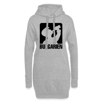 bulgarien urlaub party - Hoodie-Kleid - Grau meliert - Vorne