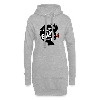 Black Girl Magic Black Woman Black Lives Matter - Hoodie Dress - heather grey - Front