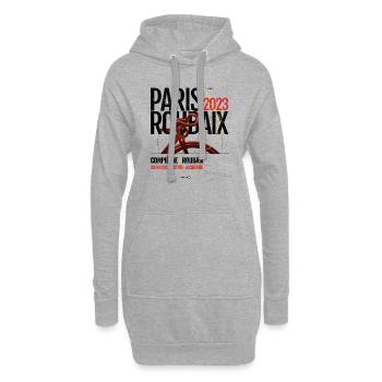 Paris RoubaixBlanc - Sweat-shirt à capuche long Femme - gris chiné - Devant