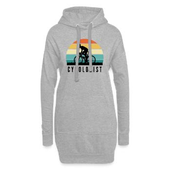 CYCOLOGIST - Hoodie-Kleid - Grau meliert - Vorne