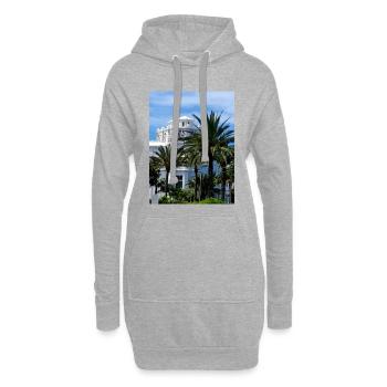 Vacances CE I Voyage I Gran Canaria I Espagne - Sweat-shirt à capuche long Femme - gris chiné - Devant