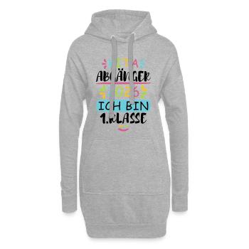 Kita Abgänger 2026 - Hoodie-Kleid - Grau meliert - Vorne