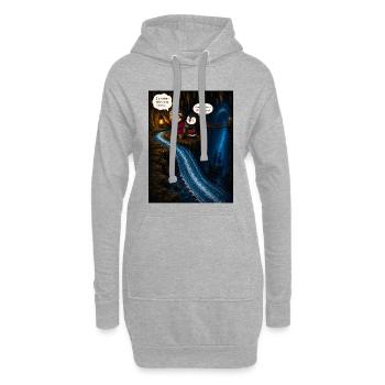 Don’t Be A Killjoy – Jeu de mots drôle sur l’aventure paresseuse - Sweat-shirt à capuche long Femme - gris chiné - Devant