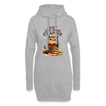 Un chapitre de plus - Sweat-shirt à capuche long Femme - gris chiné - Devant